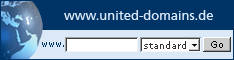 �ber 100 Domain-Endungen schnell und einfach registrieren.