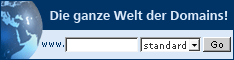 Domains schnell & einfach registrieren.