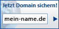 Domains schnell und einfach registrieren.