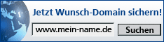 Domains schnell und einfach registrieren.
