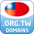 united-domains AG .org.tw - Taiwan (Third Level)